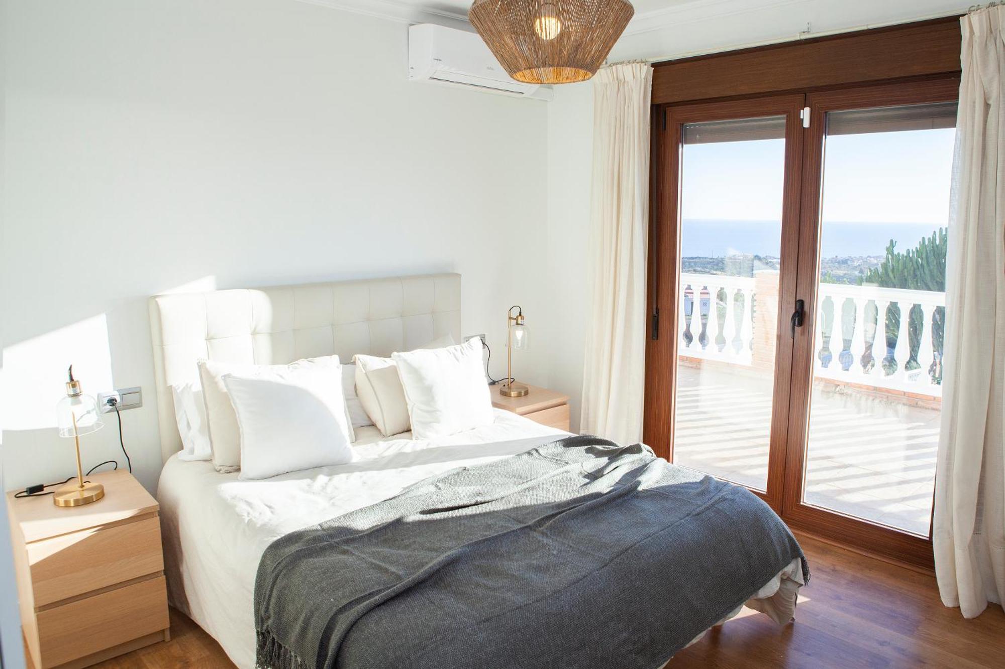 Villa El Palomar Azul With Pool And Sea View Benajarafe Buitenkant foto